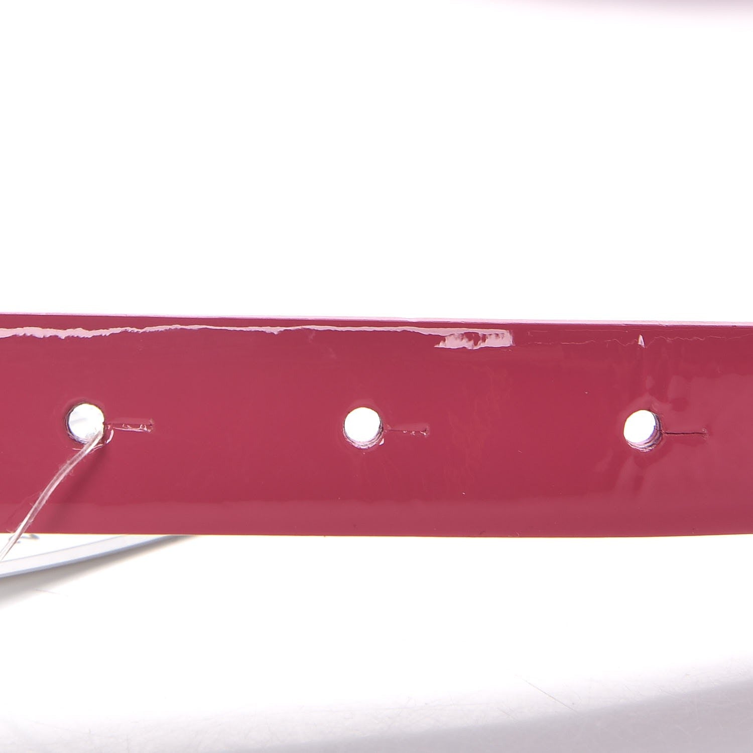 Chanel Patent CC Logo Skinny Belt 85 34 Pink 8 of 8