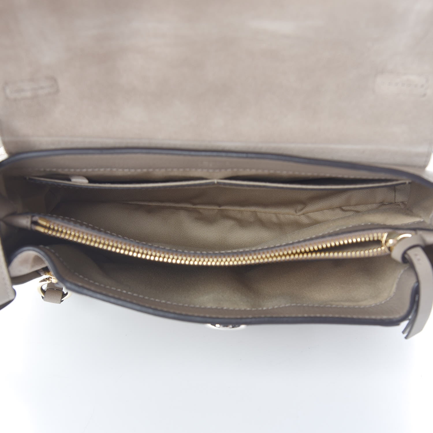 Chloe Calfskin Small Faye Day Shoulder Bag Motty Grey 5 of 10