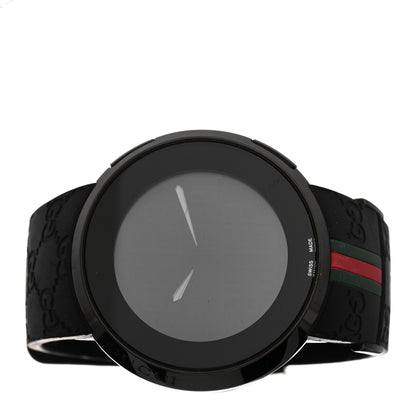 Gucci Stainless Steel Rubber 45mm Digital I-Gucci Web Watch Black 2 of 4