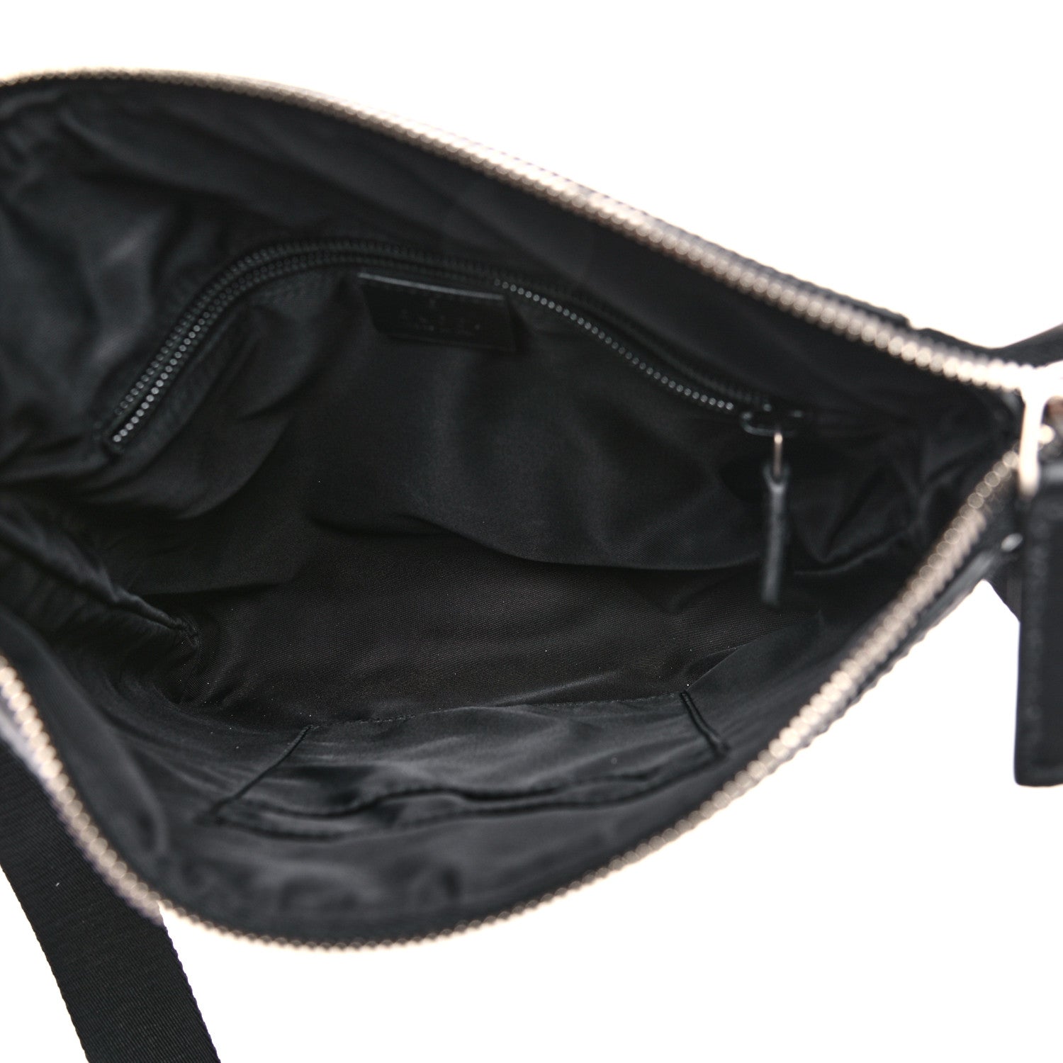 Gucci GG Supreme Monogram Web Messenger Bag Black 5 of 10