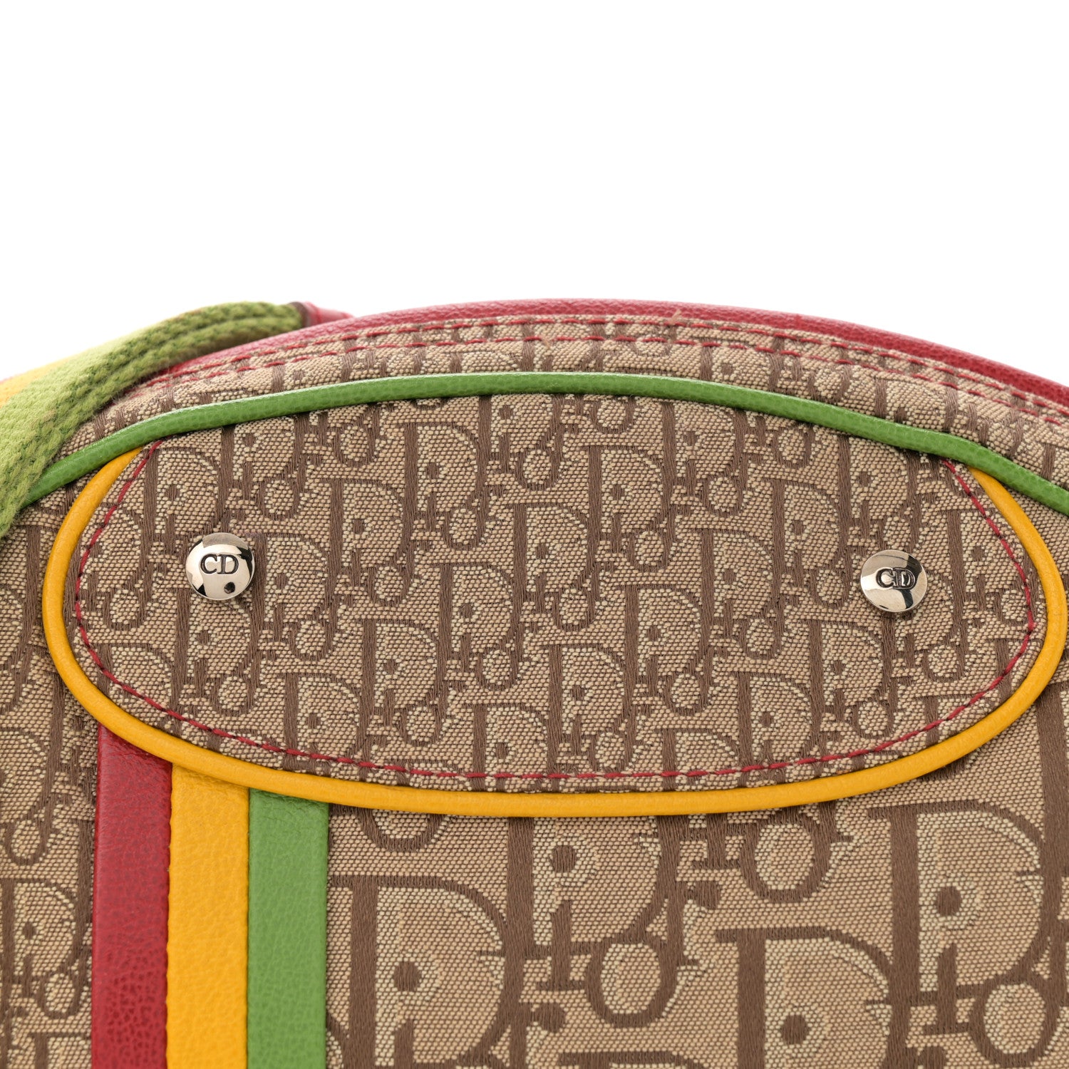 Christian Dior Monogram Rasta Shoulder Bag Beige 8 of 16