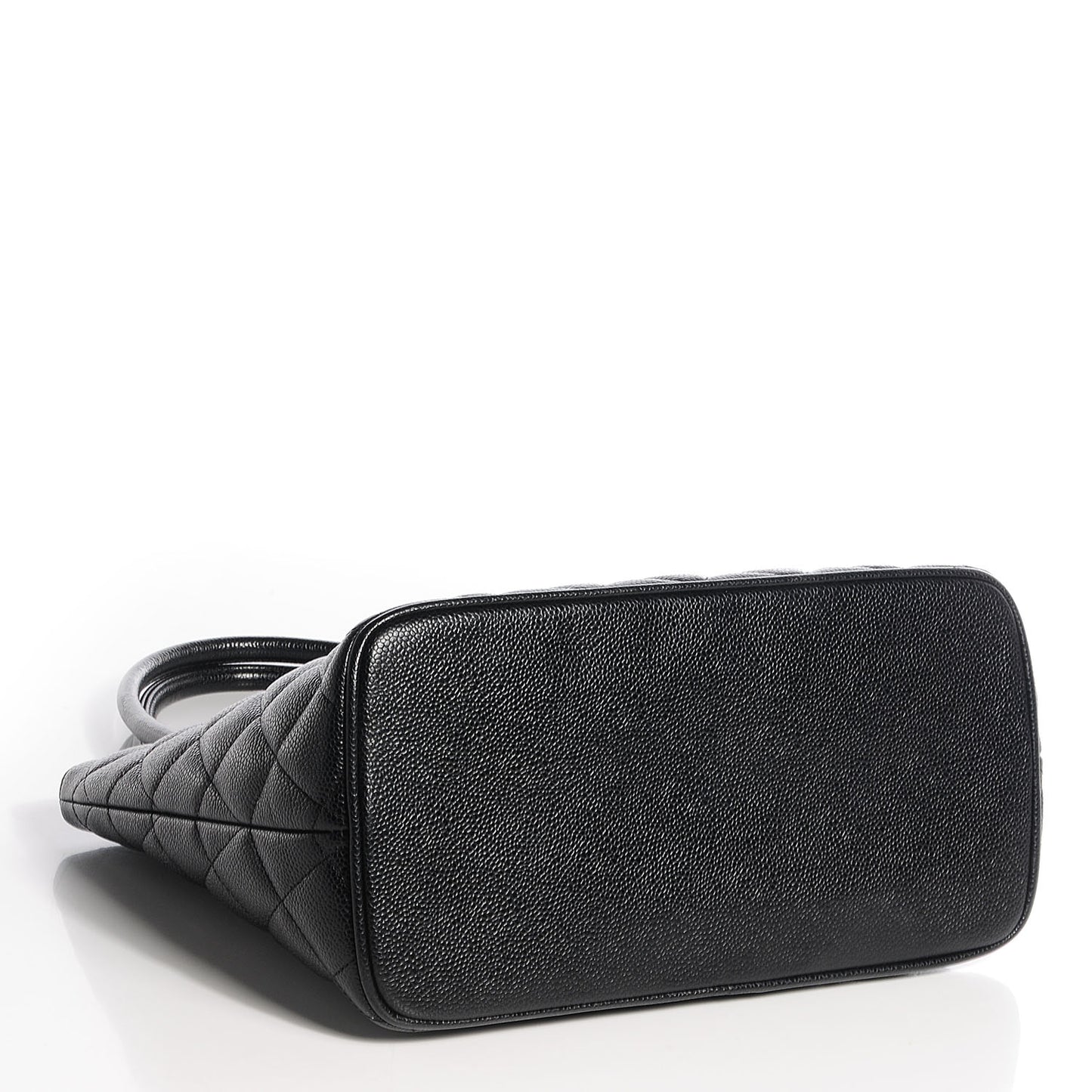 Caviar Medallion Tote Black