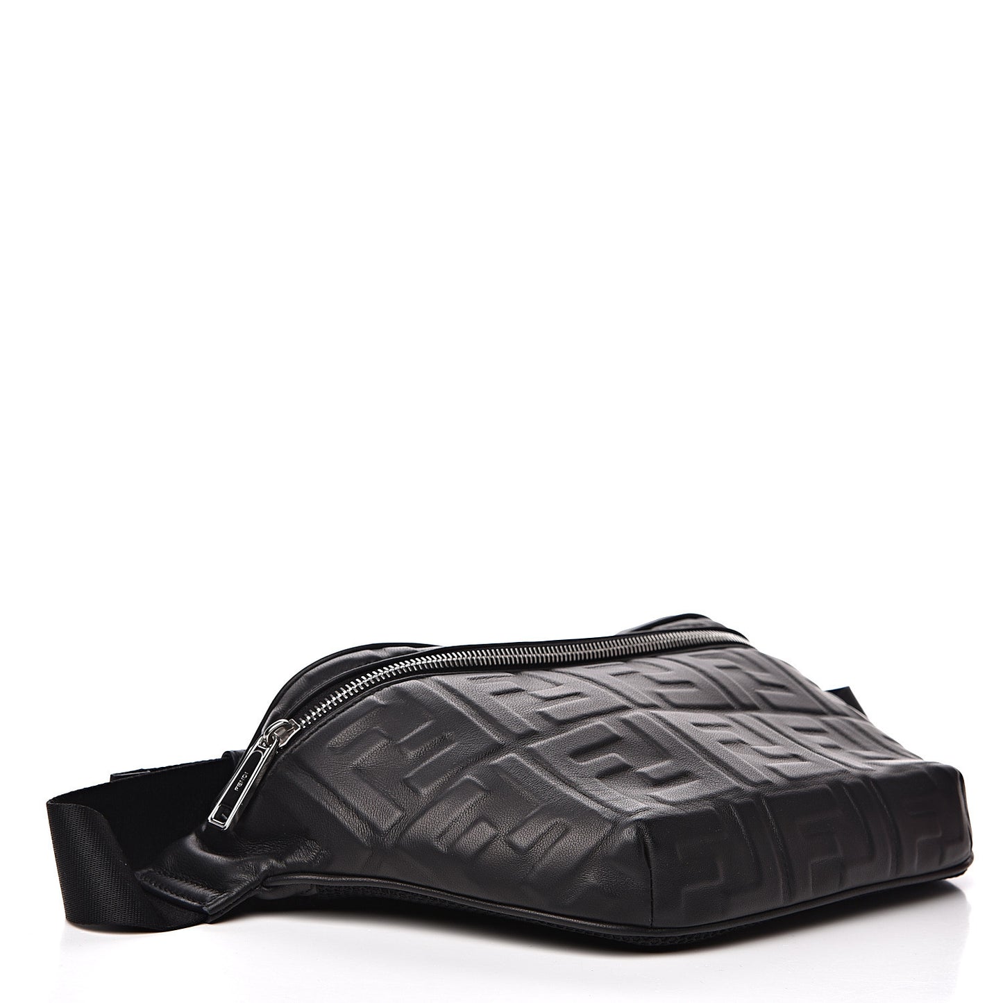 Nappa FF 1974 Embossed Belt Bag Black