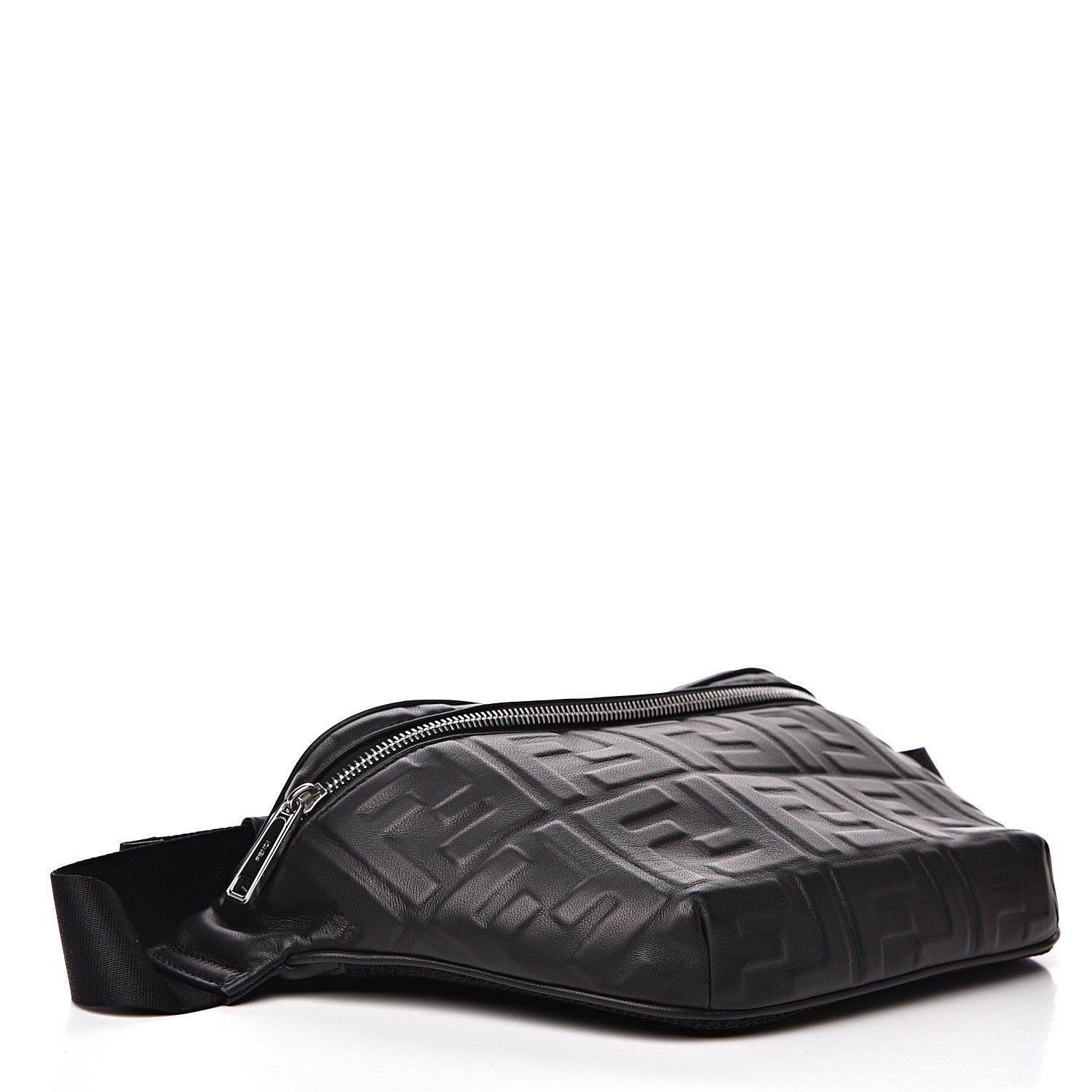 Fendi Nappa FF 1974 Embossed Belt Bag Black 3 of 8