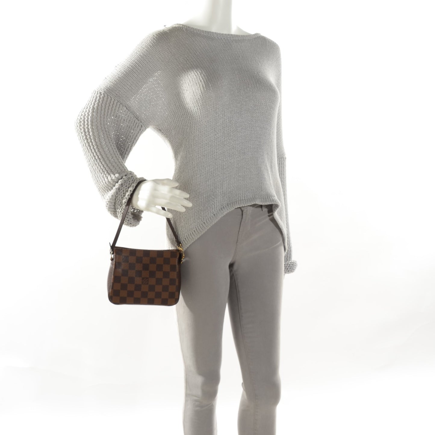 Damier Ebene Trousse Make Up Bag Pochette