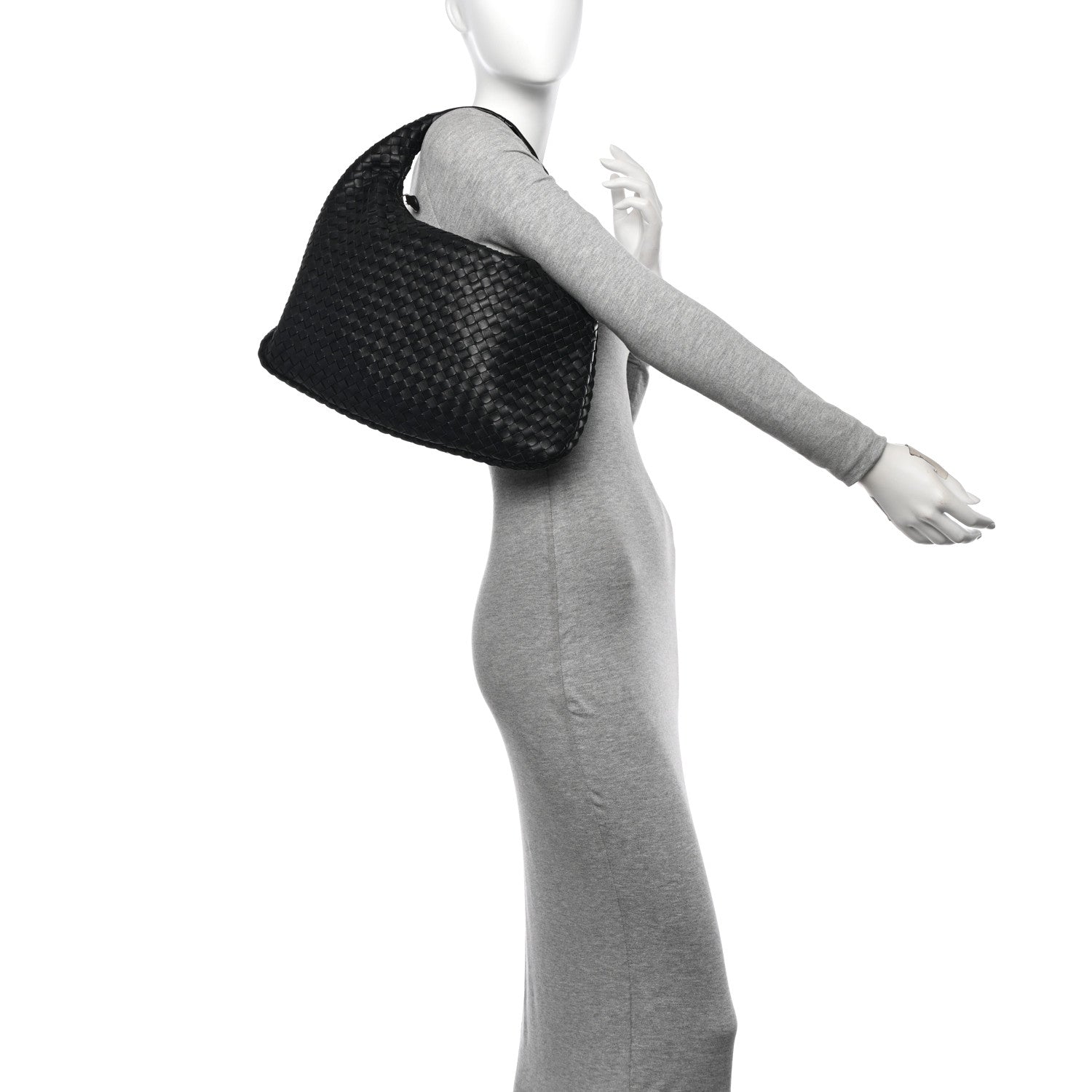 Bottega Veneta Nappa Intrecciato Medium Veneta Hobo Black 2 of 11