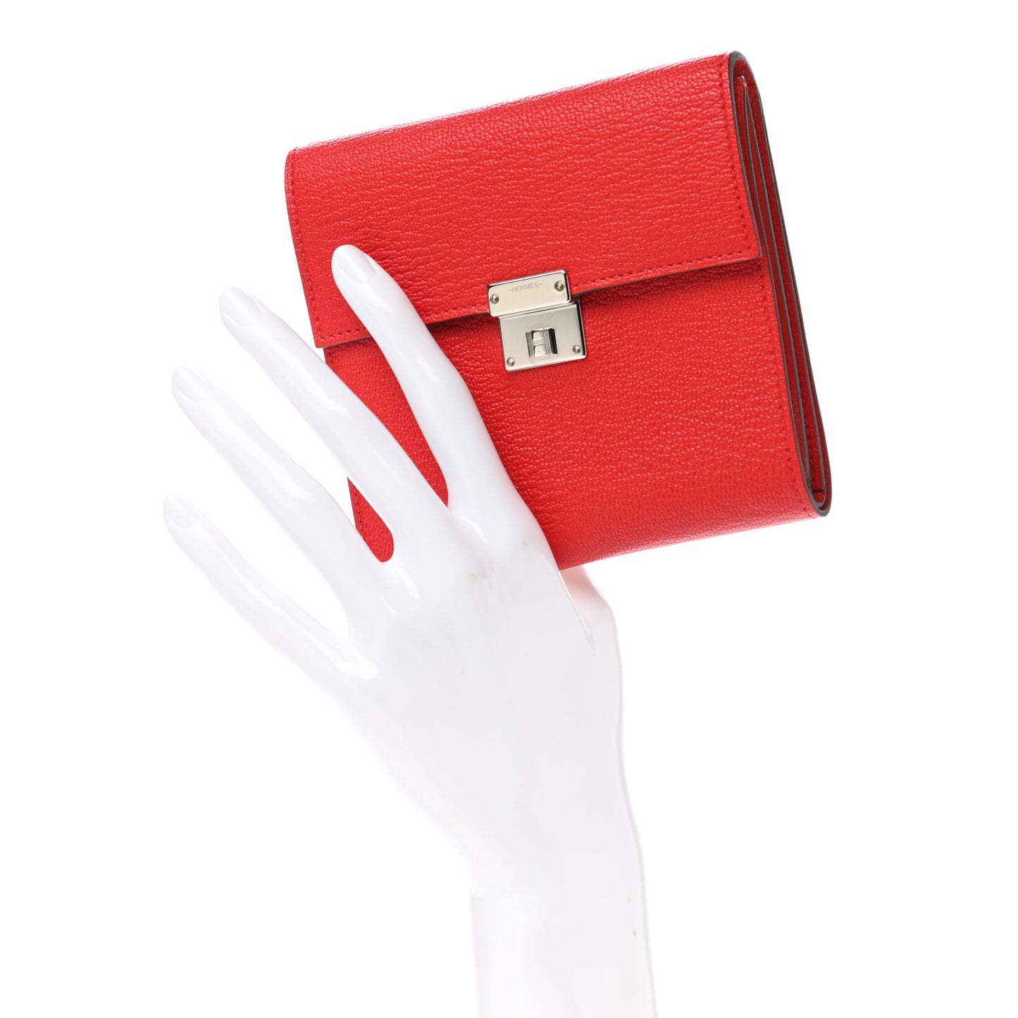 Chevre Mysore Clic 12 Wallet Rouge de Coeur