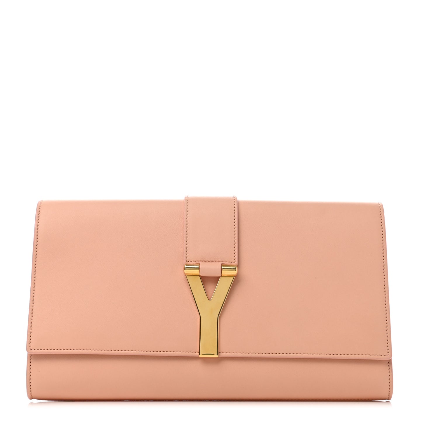 Calfskin ChYc Clutch Light Pink