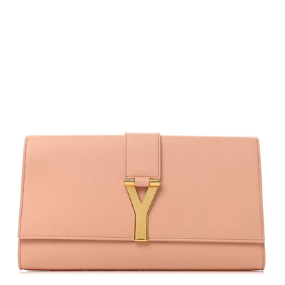 Saint Laurent Calfskin ChYc Clutch Light Pink 1 of 7