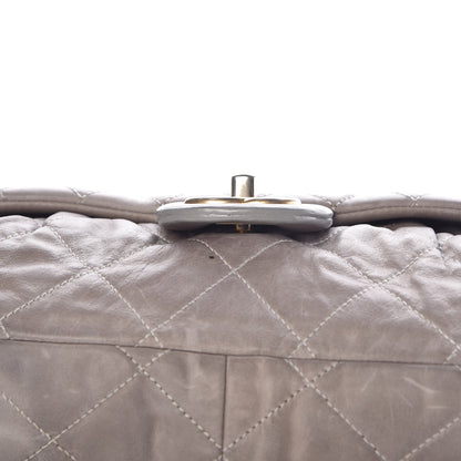 Chanel Iridescent Calfskin Large Chic Quilt Flap Grey 16 of 16