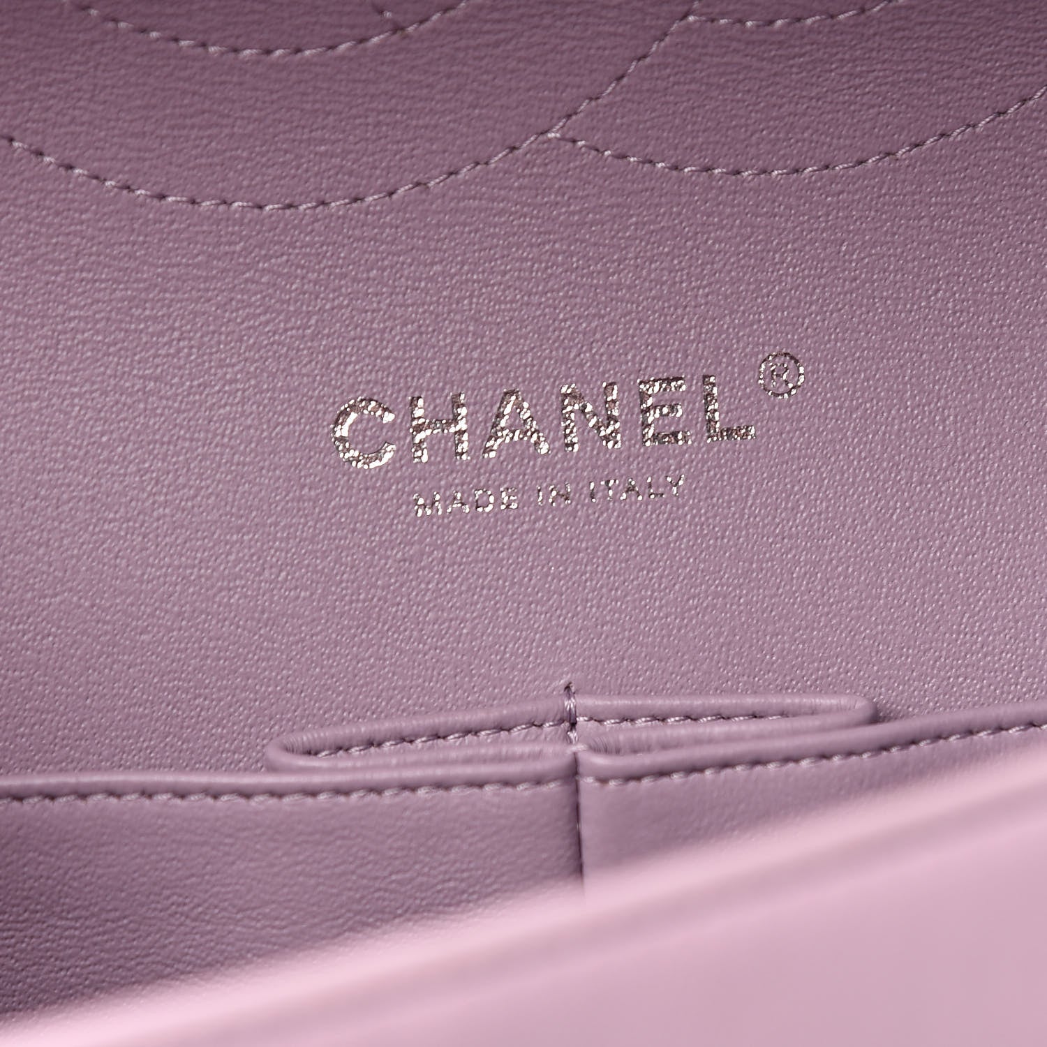 Chanel Lambskin Quilted Jumbo Double Flap Light Purple 8 of 17