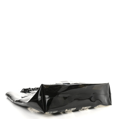 Chanel Vinyl Coco Window Tote Black 3 of 9
