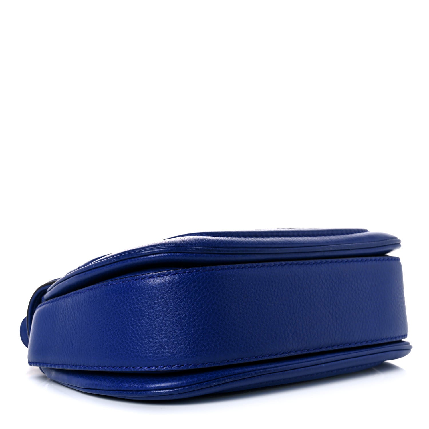 Gucci Calfskin Medium New Bamboo Top Handle Bag Blue 4 of 14