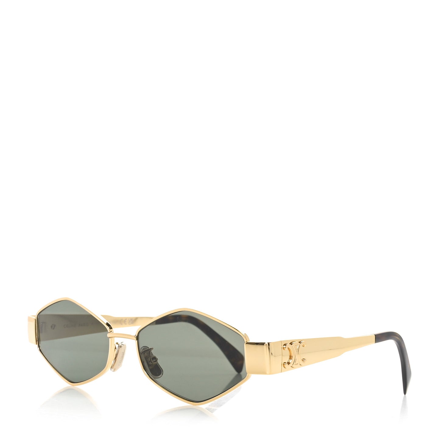 Metal Triomphe 02 Sunglasses CL40254U Gold Green
