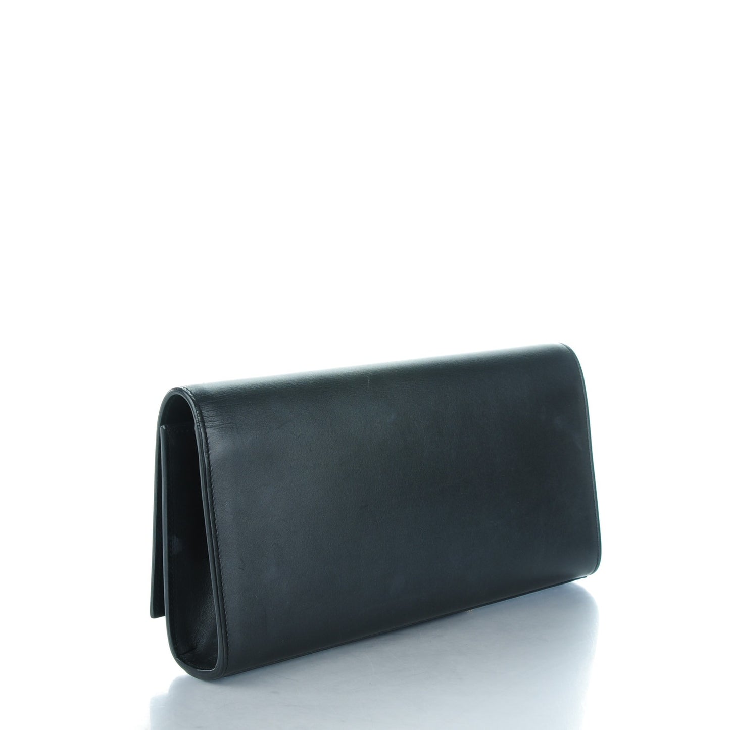 Calfskin Classic Monogram Tassel Clutch Black