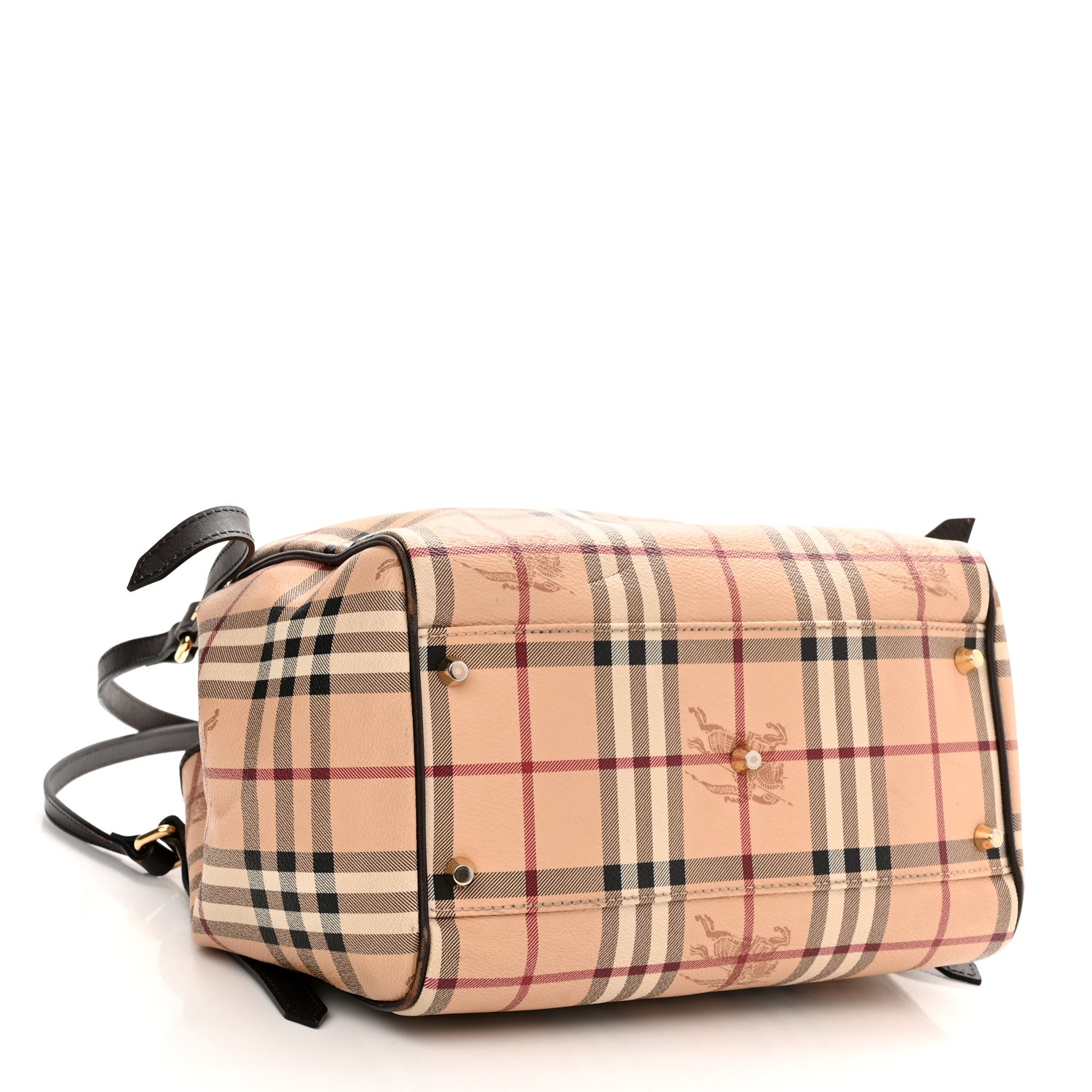 Burberry Haymarket Check Small Canterbury Tote Brown 3 of 17