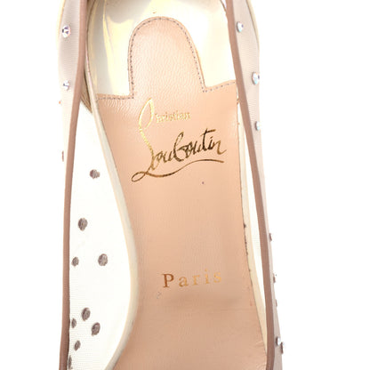 Christian Louboutin Rete Patent Crystal Strass Follies 100 Pumps 37.5 Version 7 of 15
