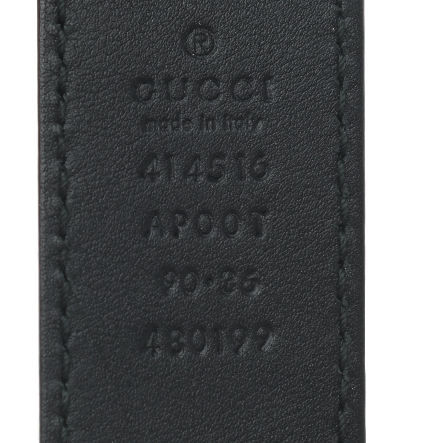 Gucci Calfskin Double G 30mm Belt 90 36 Black 3 of 5