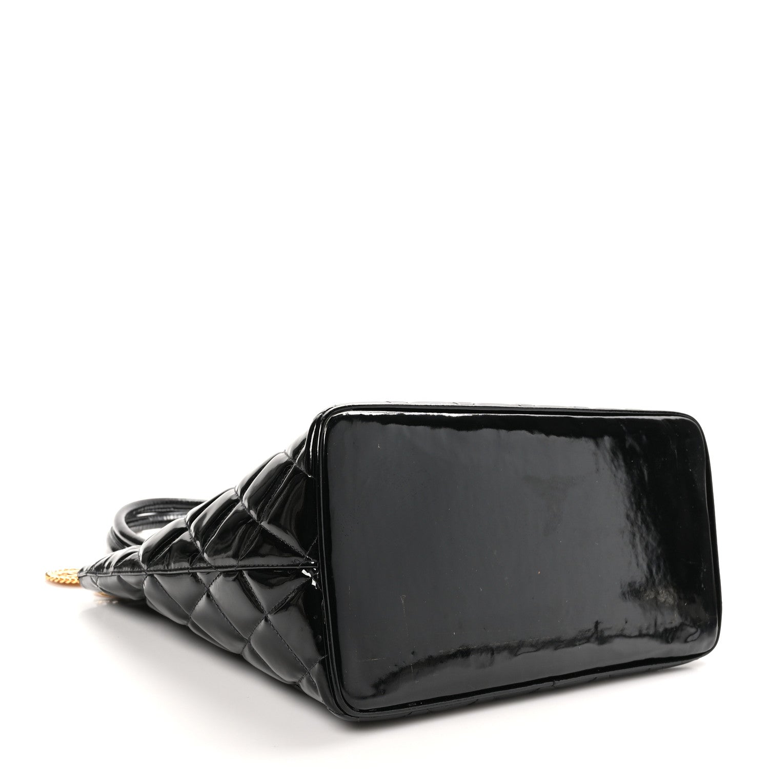 Chanel Patent Medallion Tote Black 4 of 10