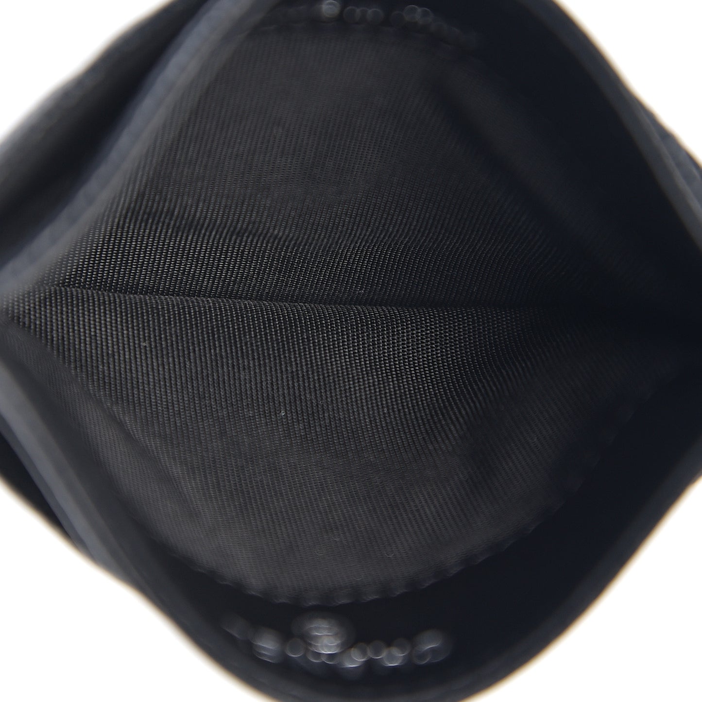 Caviar Quilted Incognito Card Holder Black
