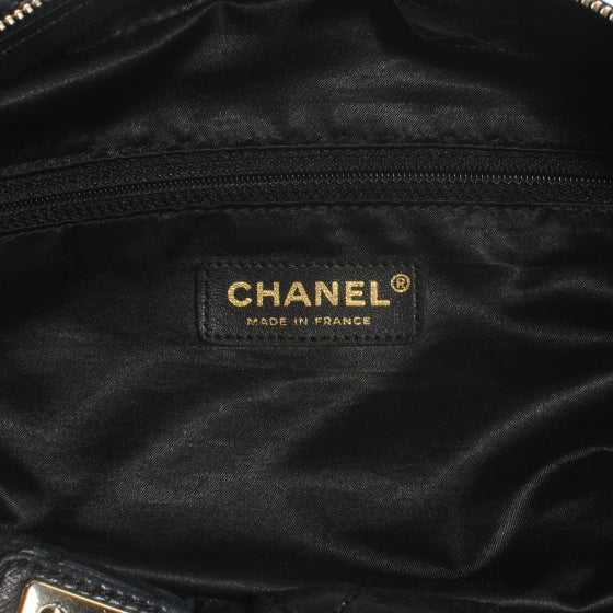 Chanel Distressed Lambskin Lady Braid Bowler Black 6 of 7