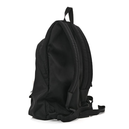 Balenciaga Sport Nylon Logo Embroidered Large Wheel Backpack Black 3 of 11