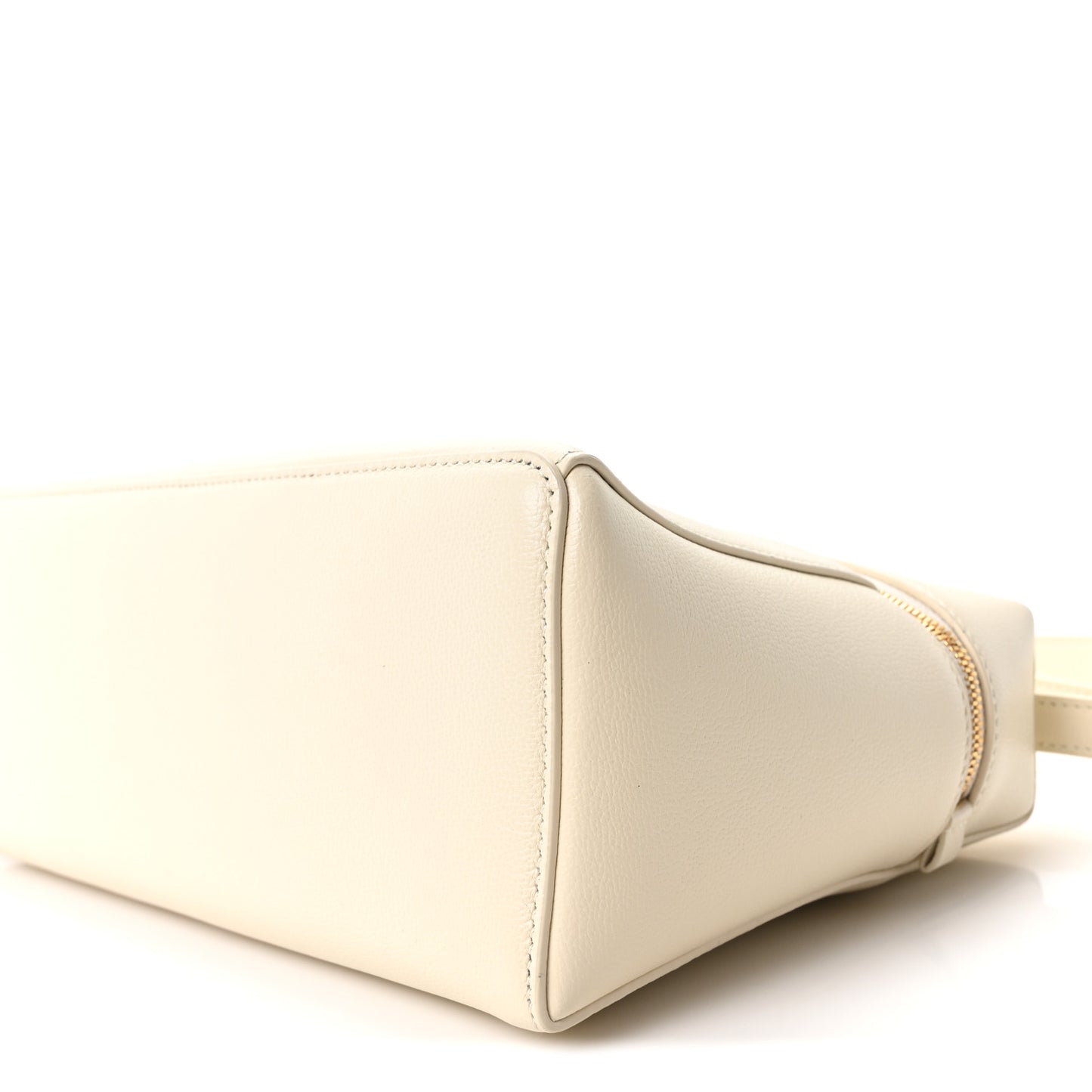 Grained Calfskin L27 Extra Pocket Pouch Whisper White