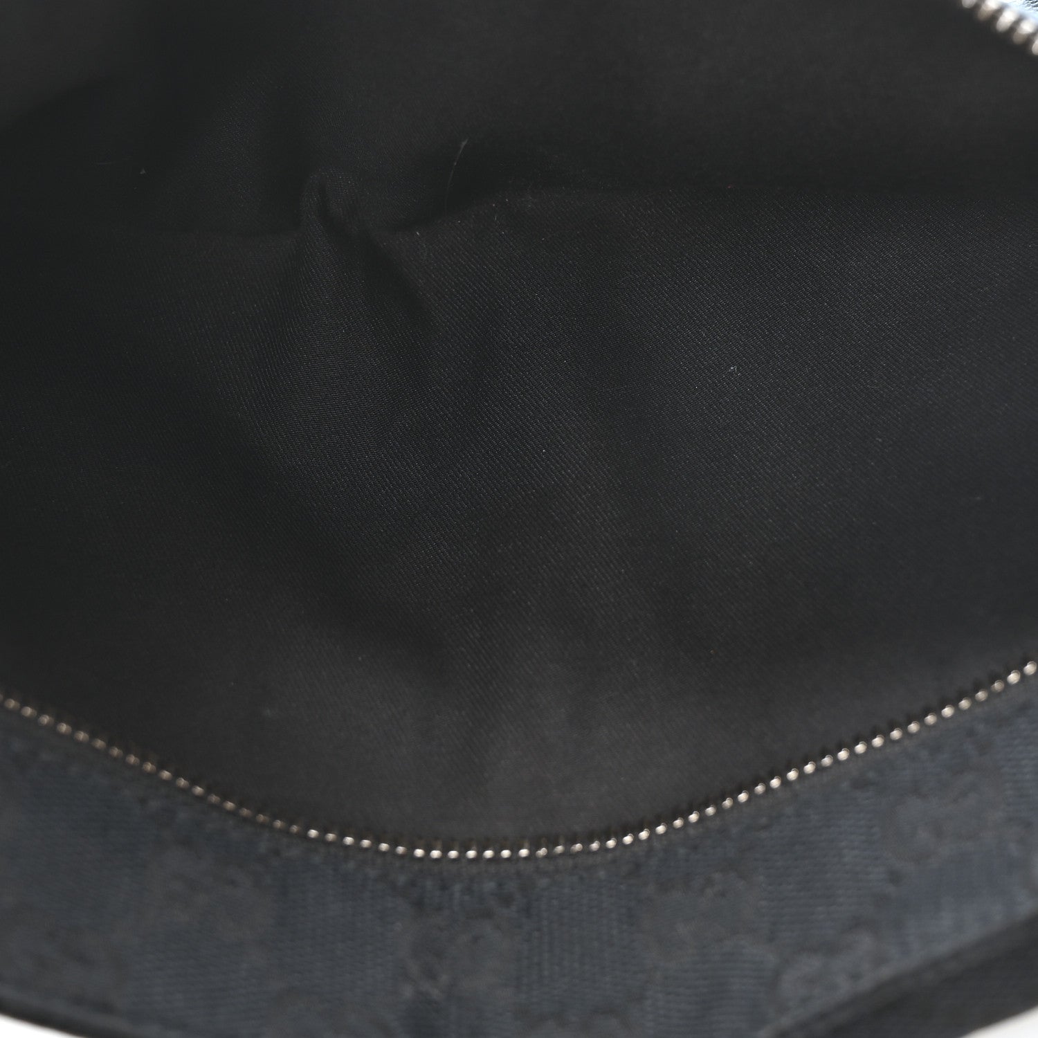 Gucci GG Monogram Double Pocket Belt Bag Black 5 of 10