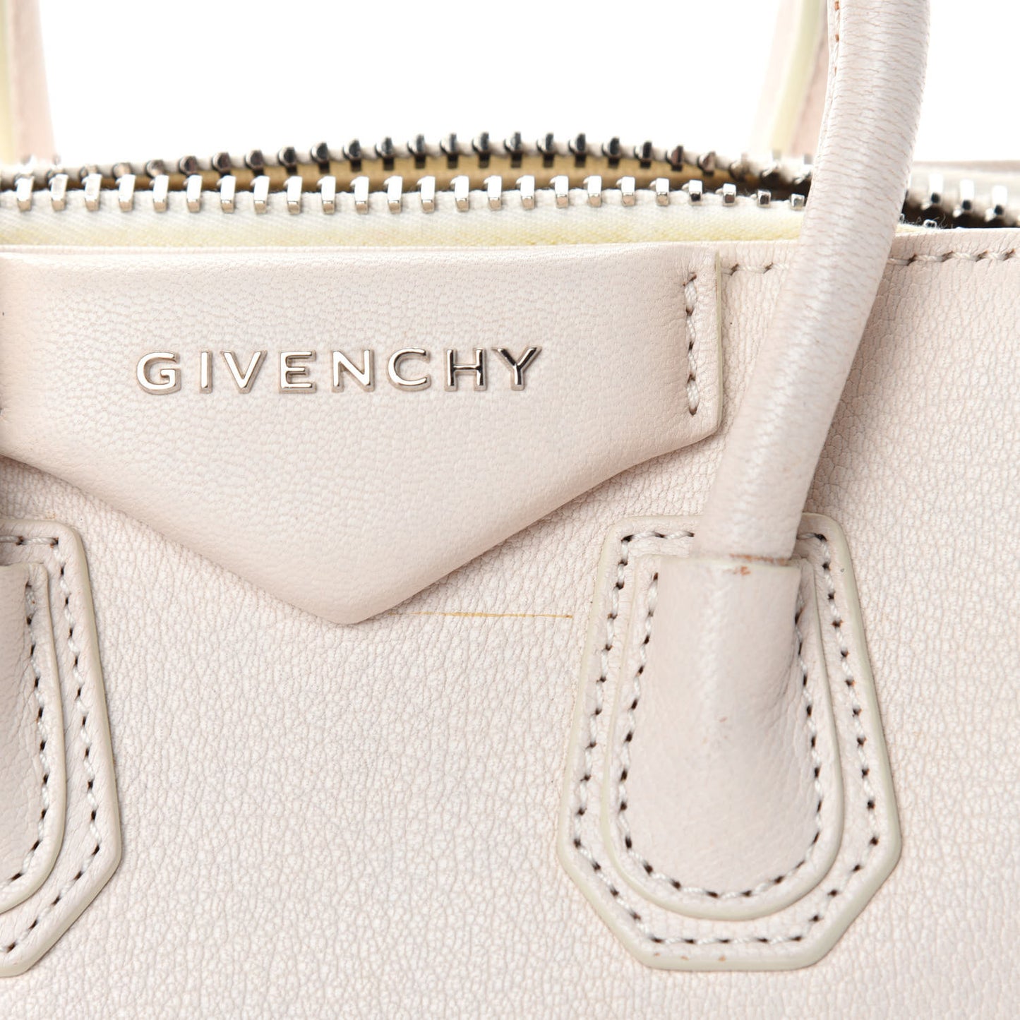 Sugar Goatskin Mini Antigona Ivory