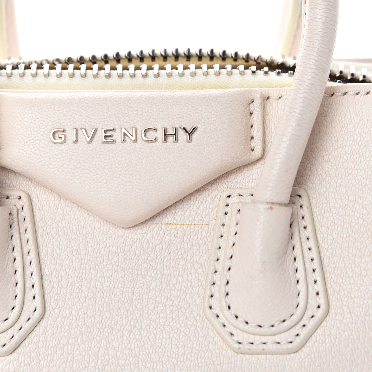 Givenchy Sugar Goatskin Mini Antigona Ivory 10 of 14