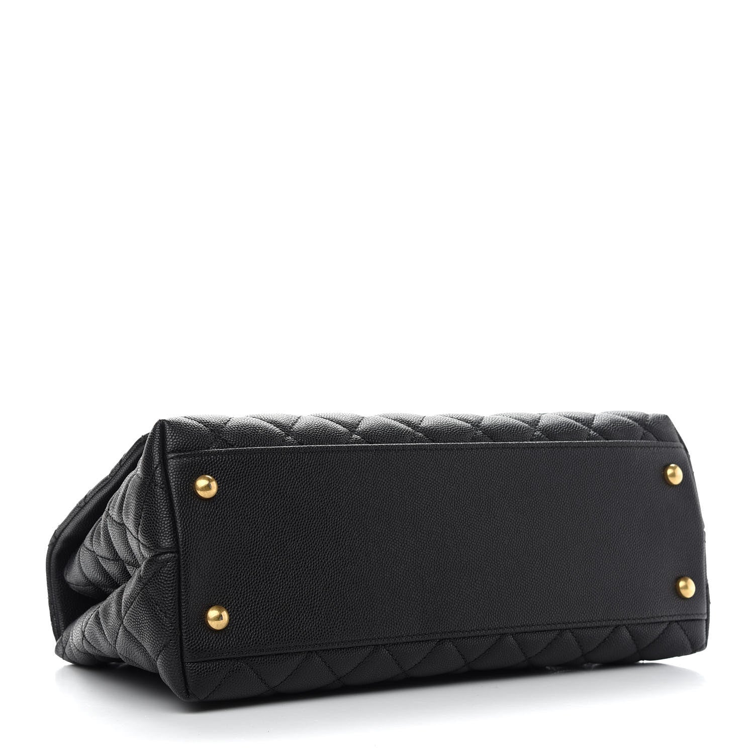 Chanel Caviar Quilted Small Coco Handle Flap Black 5 of 10
