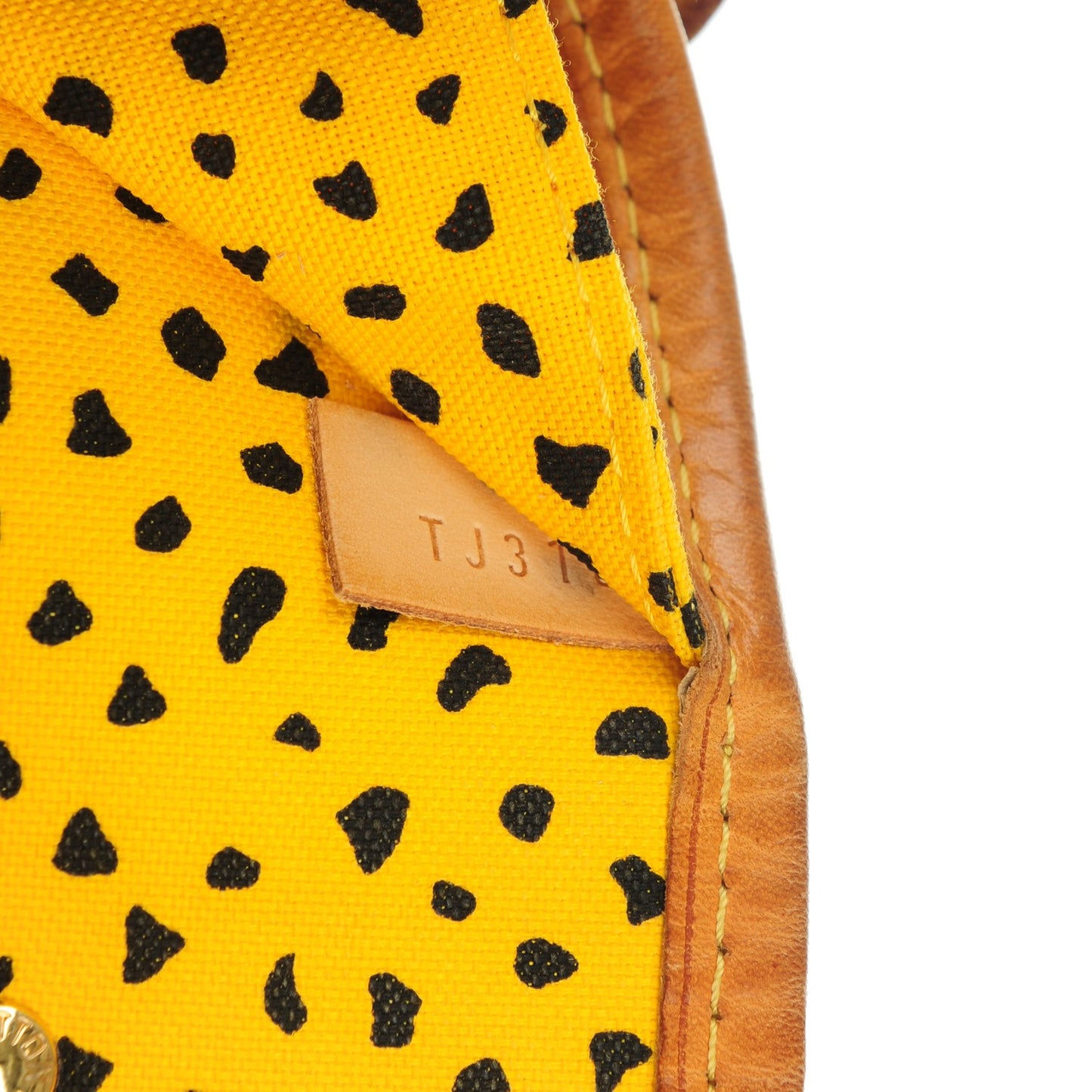 Monogram Kusama Waves Neverfull MM Yellow