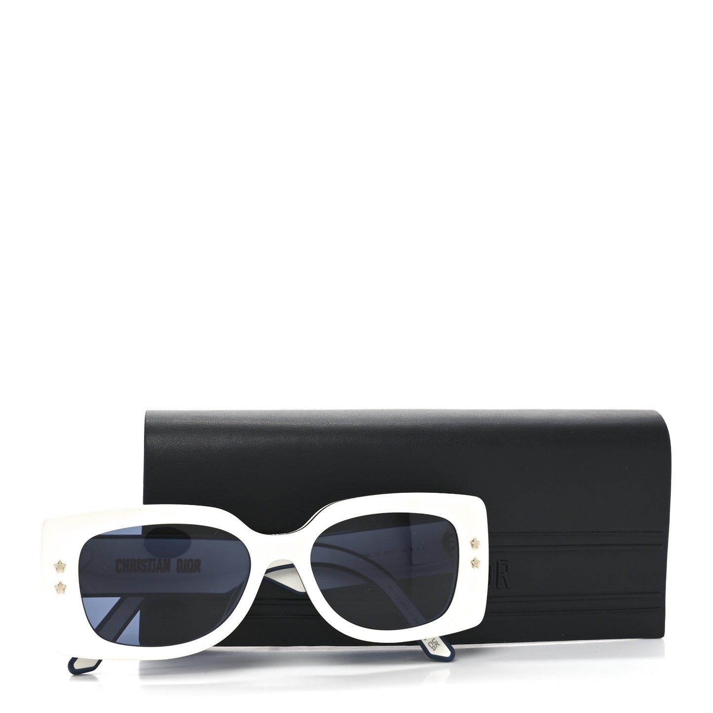 Diorpacific S1U Square Sunglasses White Blue