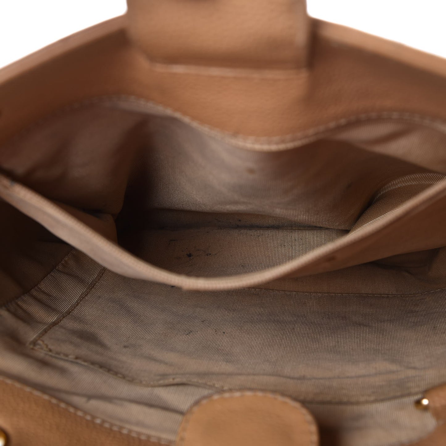 Caviar Quilted Petit Shopping Tote PST Beige