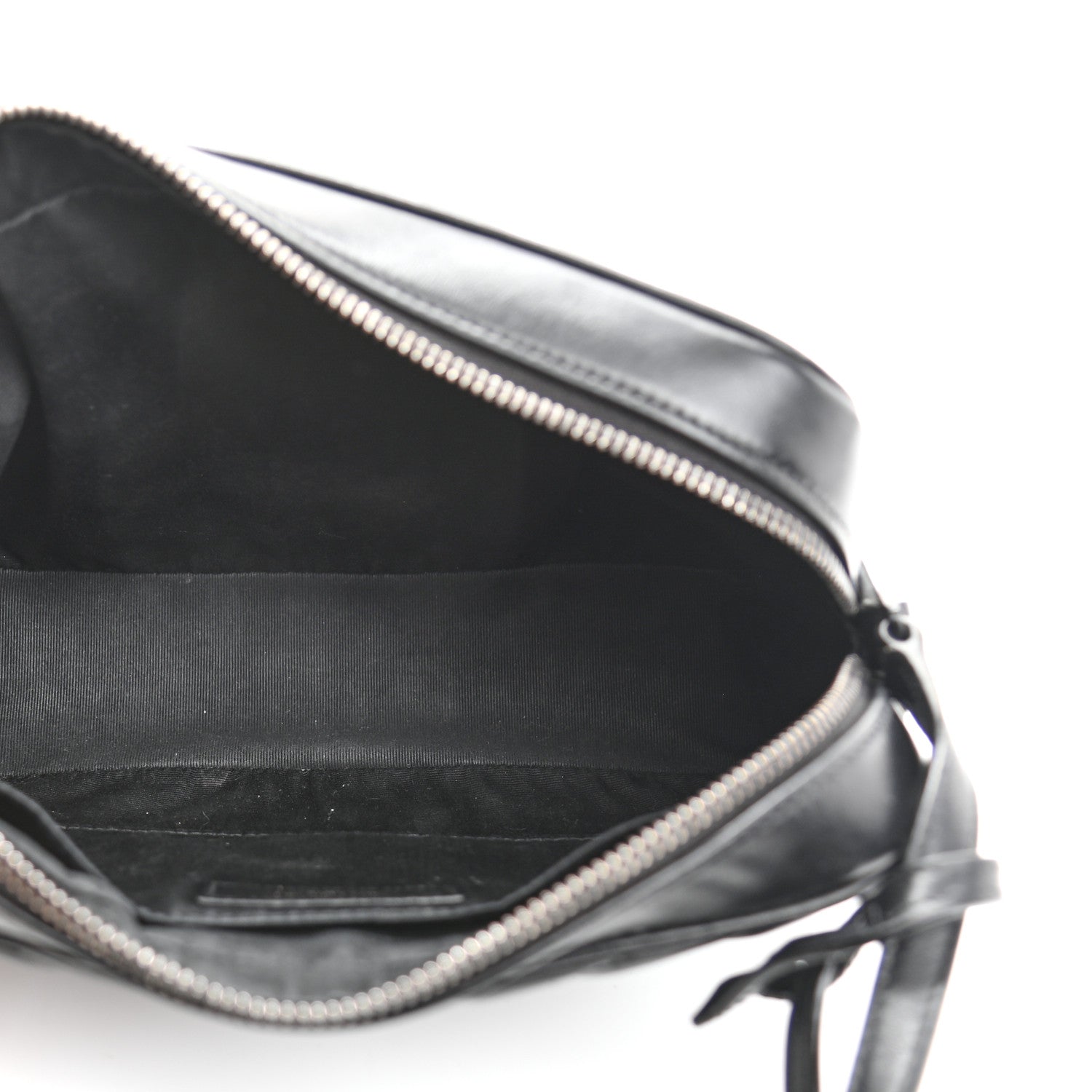 Saint Laurent Calfskin Matelasse Monogram Lou Camera Bag Black 5 of 11