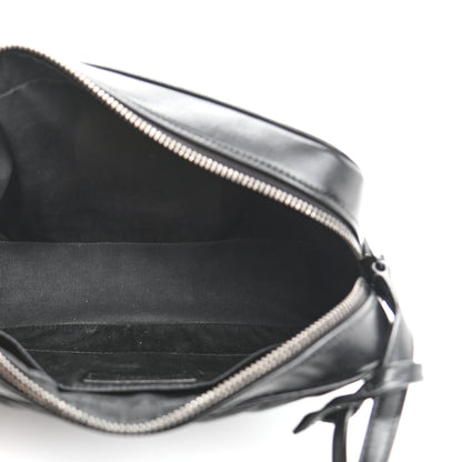 Saint Laurent Calfskin Matelasse Monogram Lou Camera Bag Black 5 of 11
