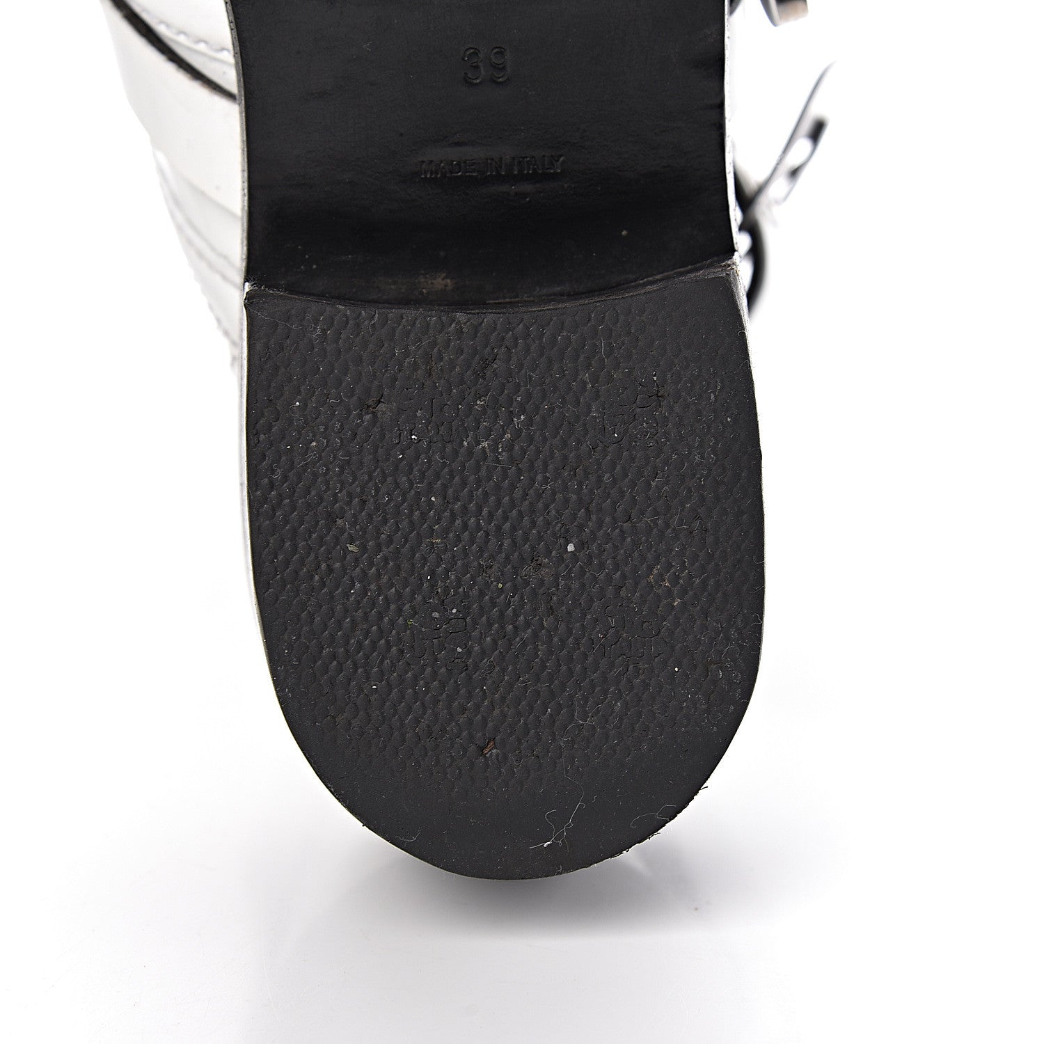 Balenciaga Brushed Calfskin Ceinture Ankle Boots 39 White 20 of 21