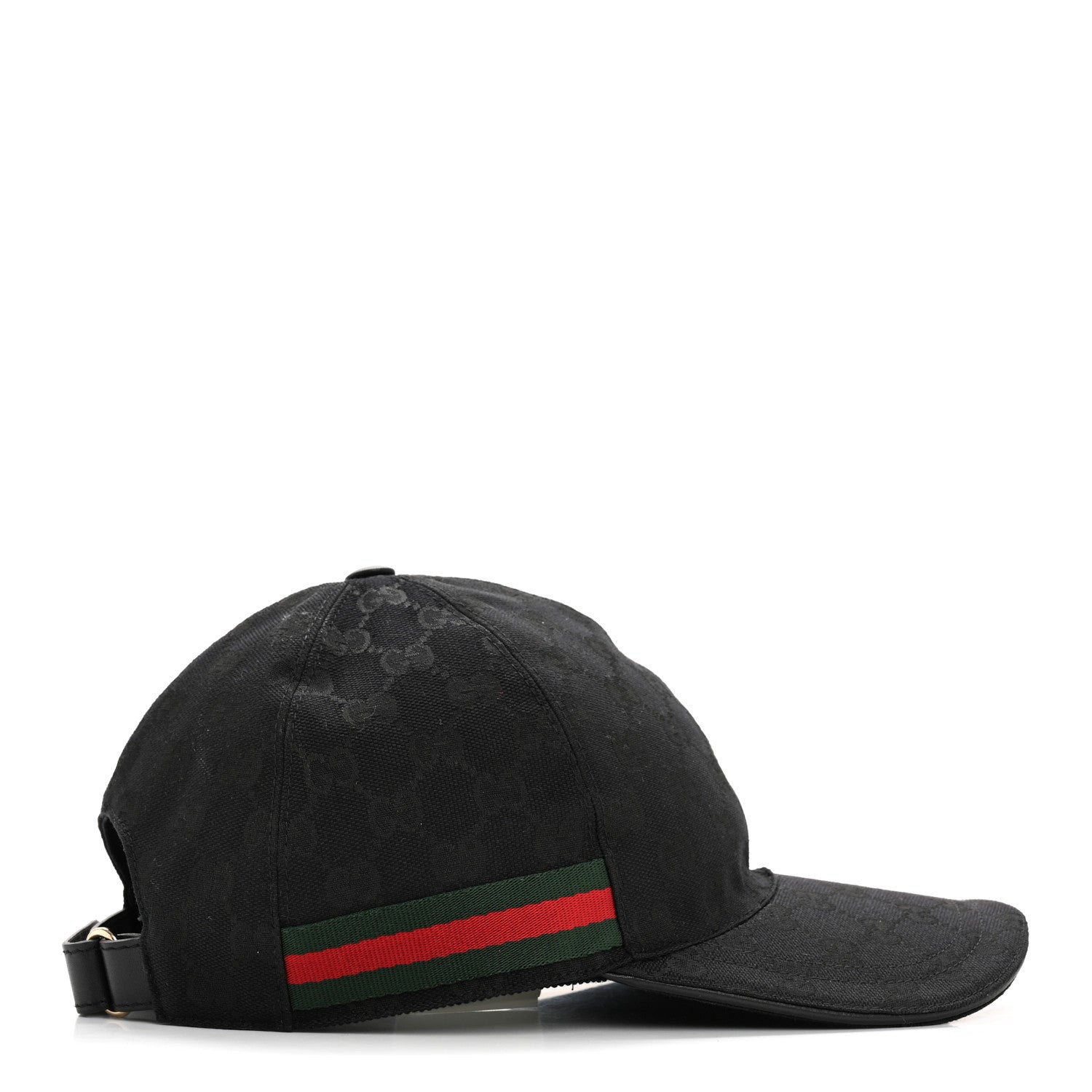 Gucci Monogram Web Baseball Hat S Black 5 of 11