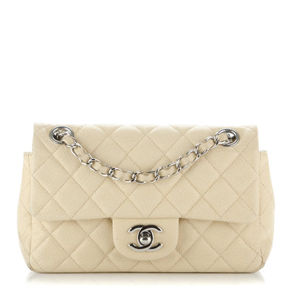 Chanel Caviar Quilted Mini Rectangular Flap Beige Clair 1 of 11