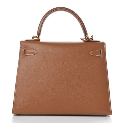Hermes Epsom Kelly Sellier 28 Gold 4 of 41
