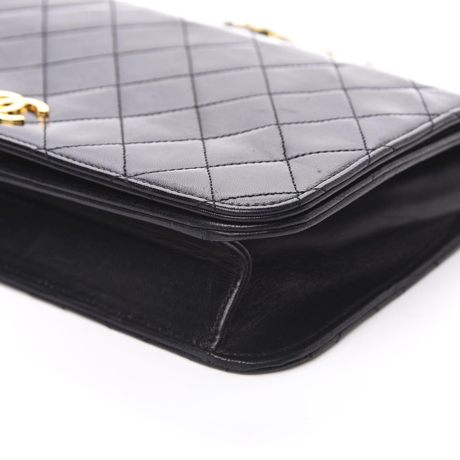 Chanel Lambskin Quilted Small Single Flap Black 9 of 10
