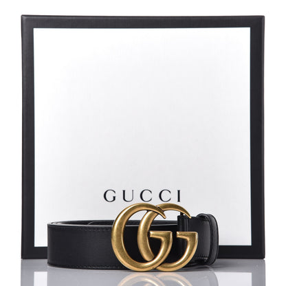 Gucci Calfskin Double G 30mm Belt 100 40 Black 8 of 8