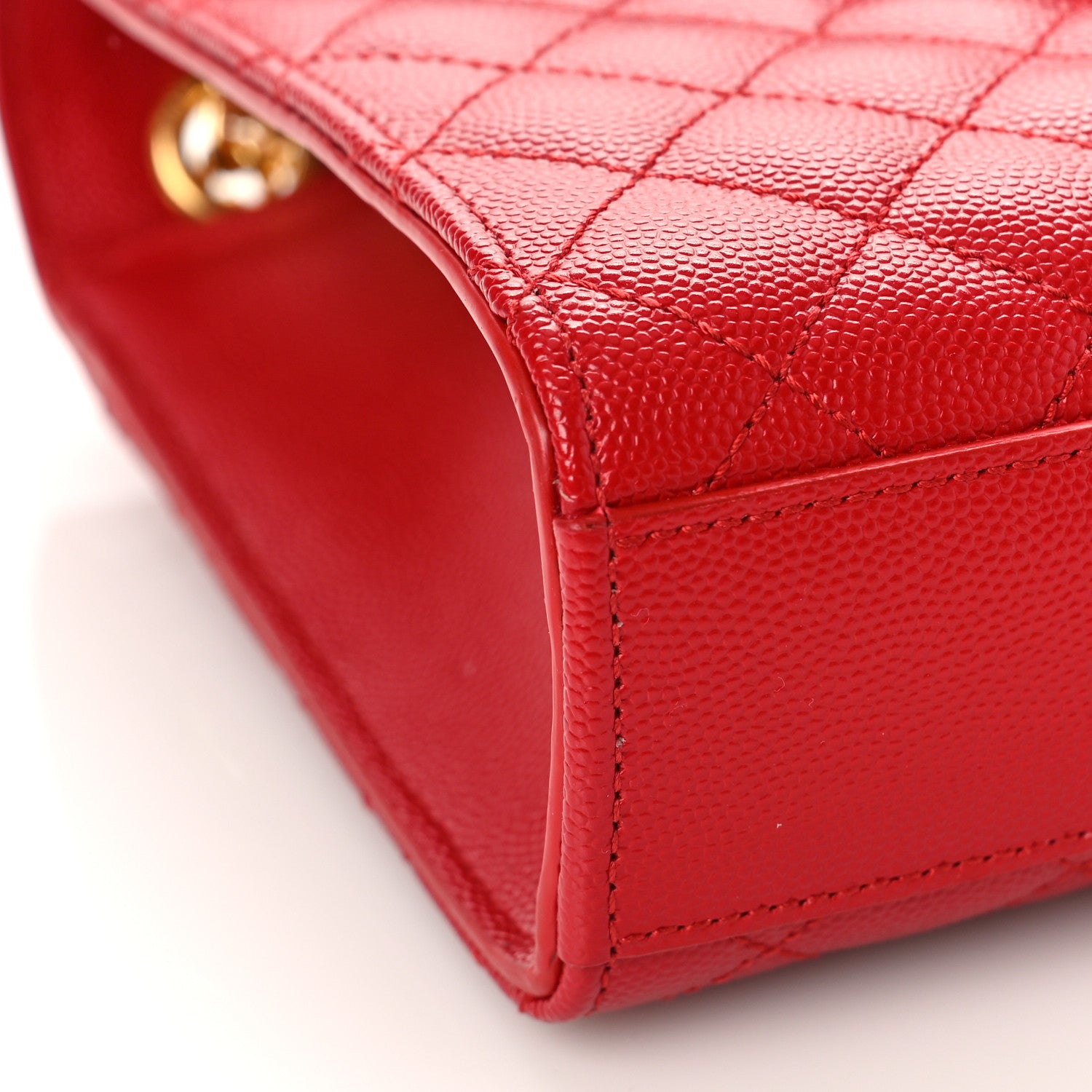 Saint Laurent Grain De Poudre Textured Mixed Matelasse Triquilt Medium Monogram Satchel New Red 7 of 8