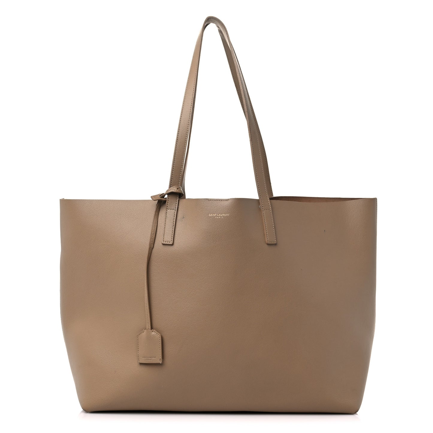 Calfskin Large Shopping Tote Beige