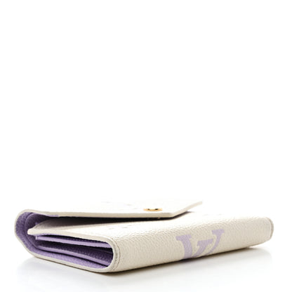 Louis Vuitton Empreinte Monogram Giant Victorine Wallet Latte Bubble Tea 4 of 7