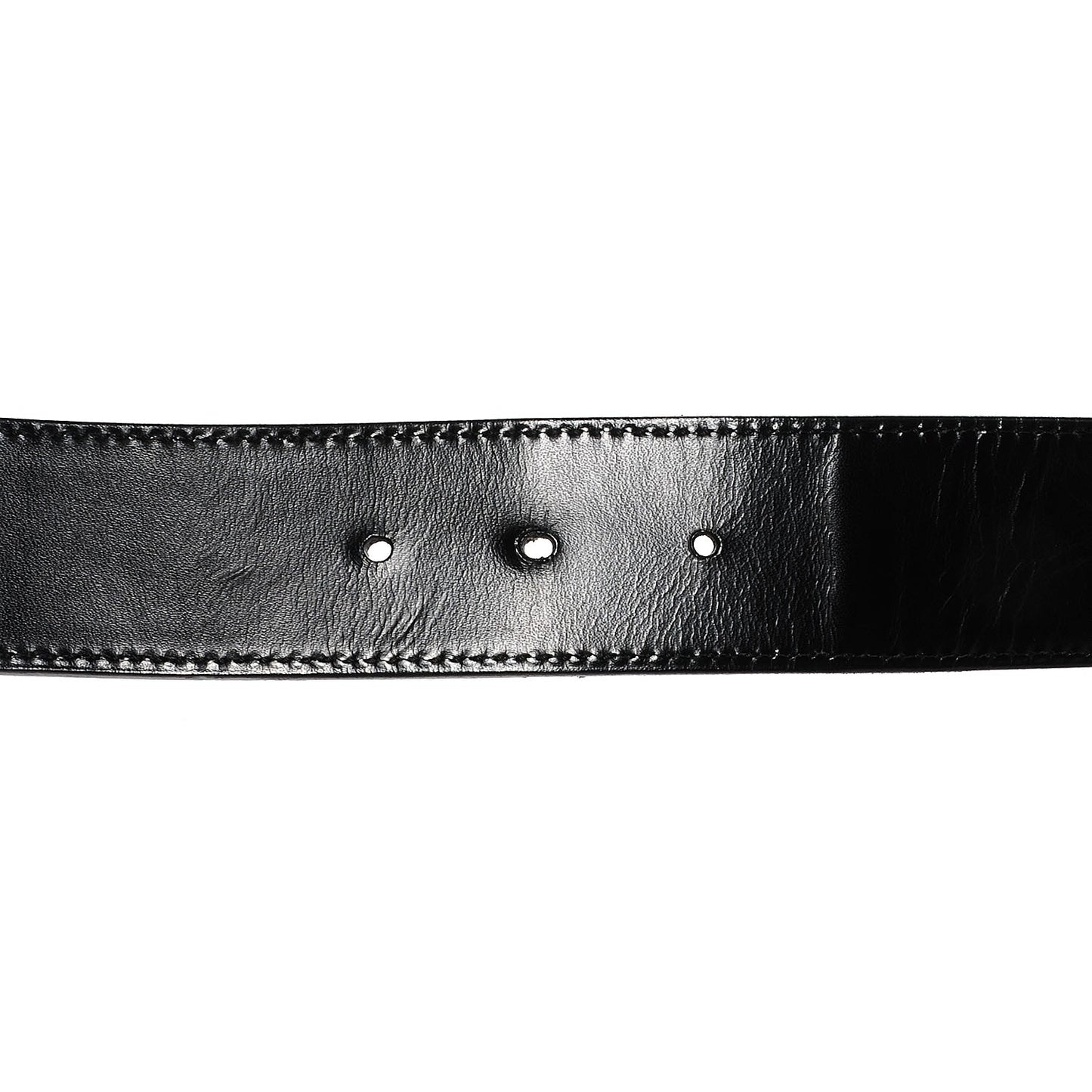 Leather Web Interlocking G Belt 90 36 Black