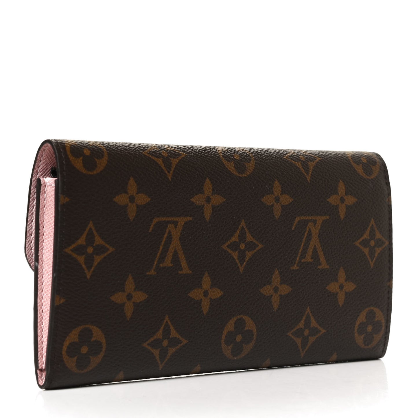 Monogram Emilie Wallet Rose Ballerine