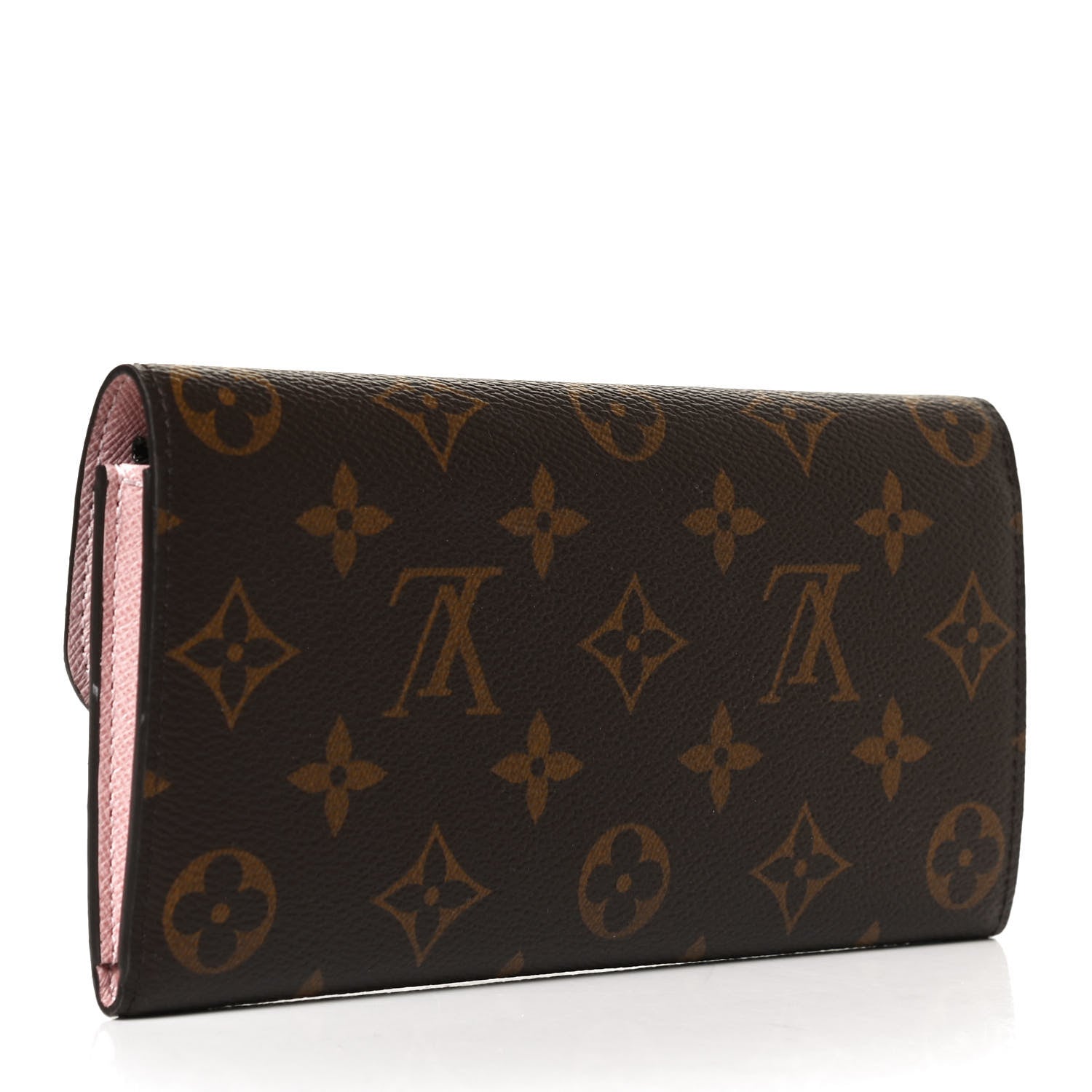 Louis Vuitton Monogram Emilie Wallet Rose Ballerine 3 of 11