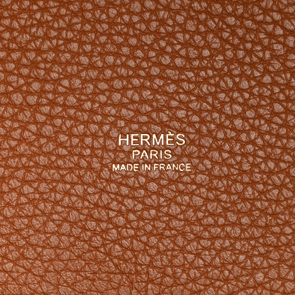 Hermes Taurillon Clemence Picotin Lock 22 MM Gold 6 of 10