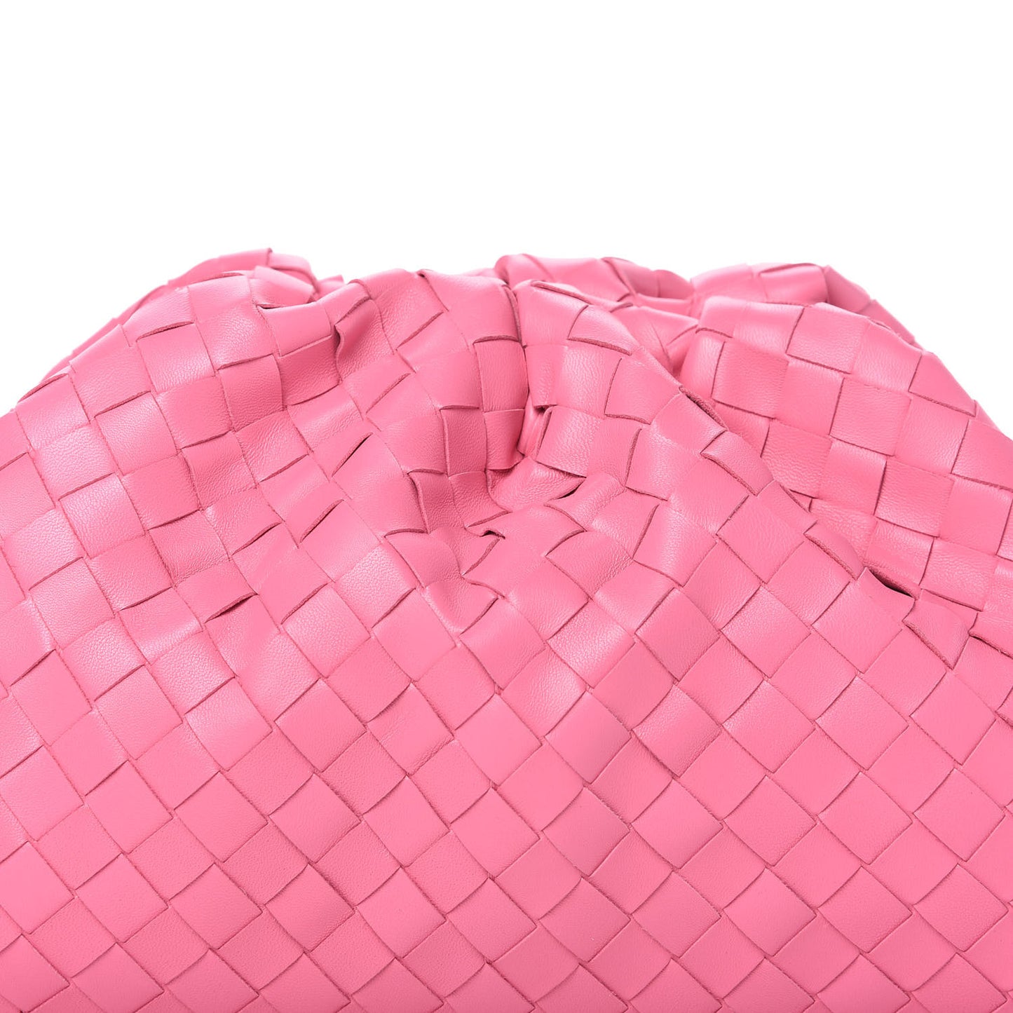 Nappa Maxi Intrecciato The Pouch Oversized Clutch Pink